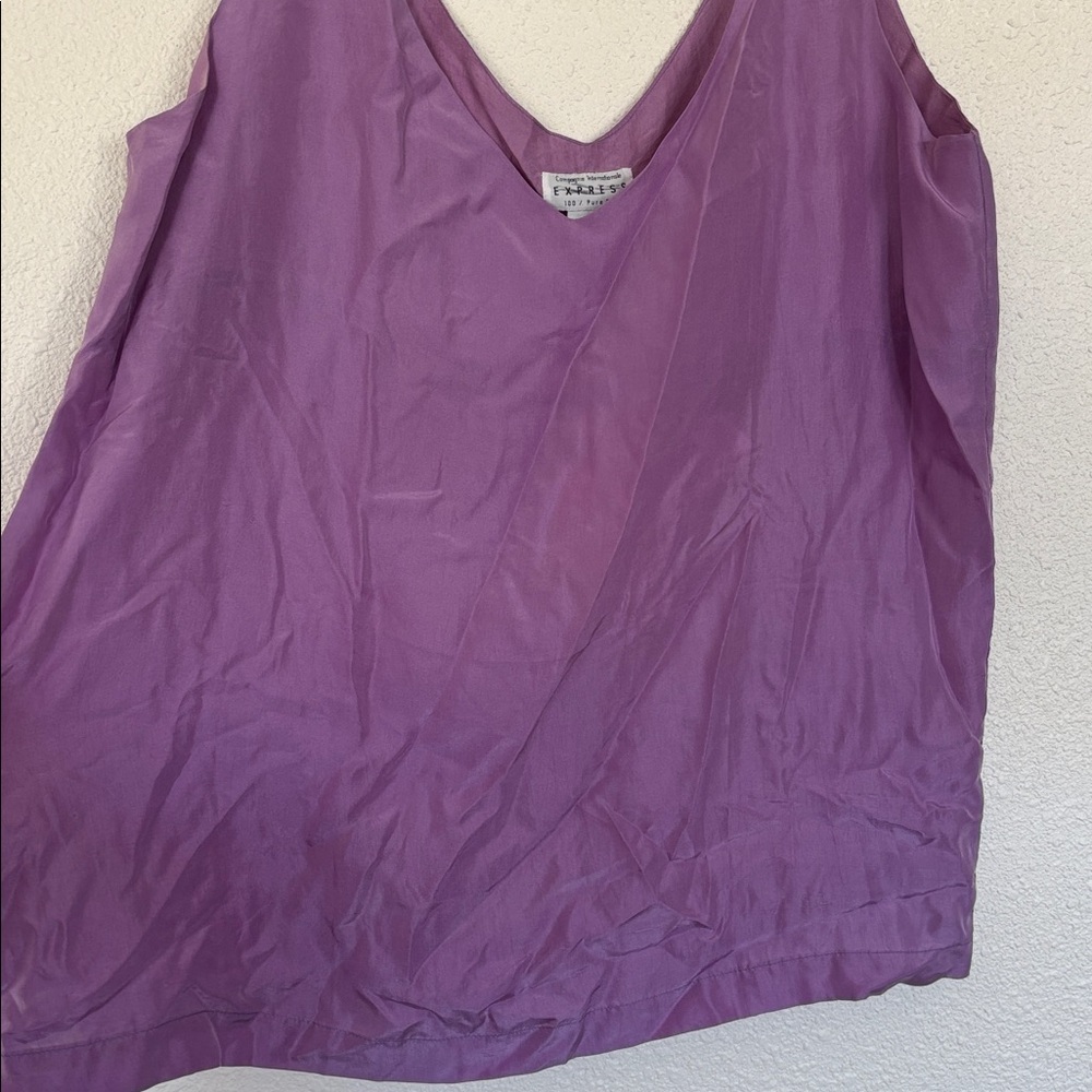 🖤NWT‎ 90s Express SILK Top - Picture 4 of 5